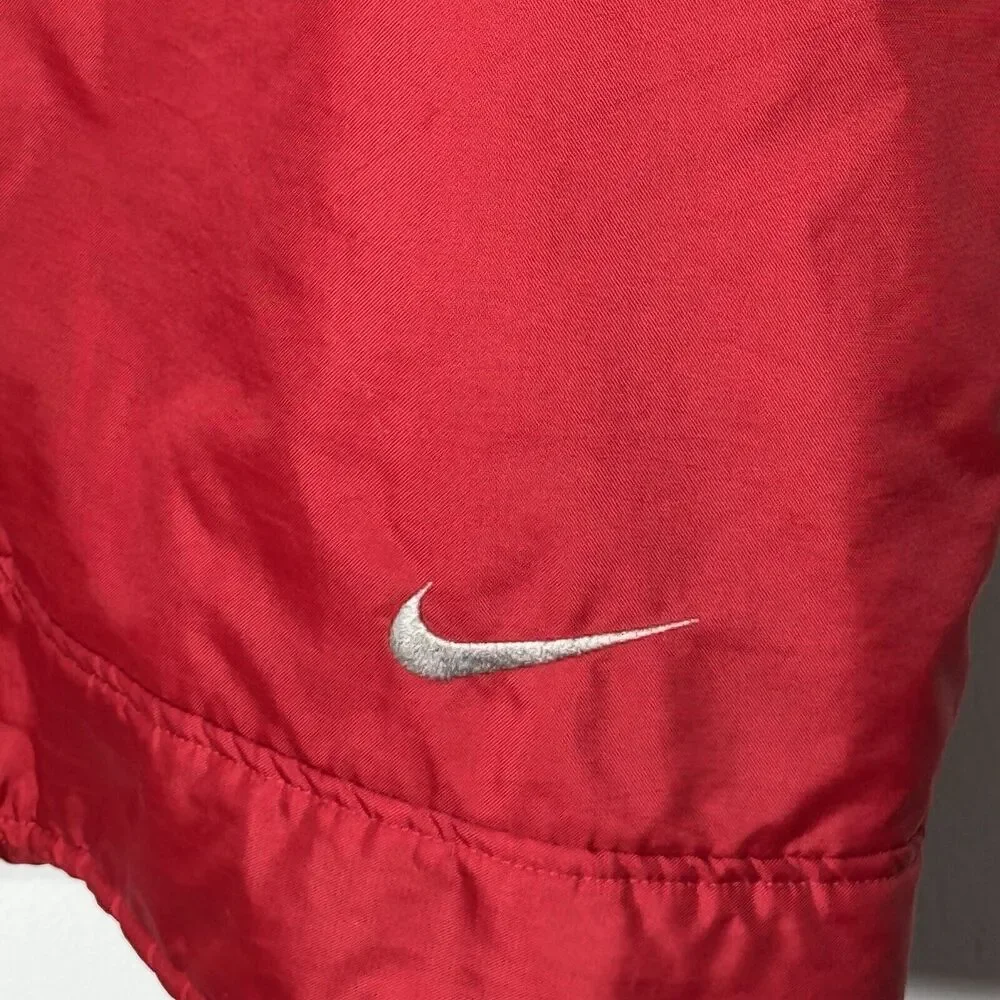 Mens Nike Sportswear Reversible Hood Coat Jacket Nylon Fleece‎ Red Size XL F1SID
